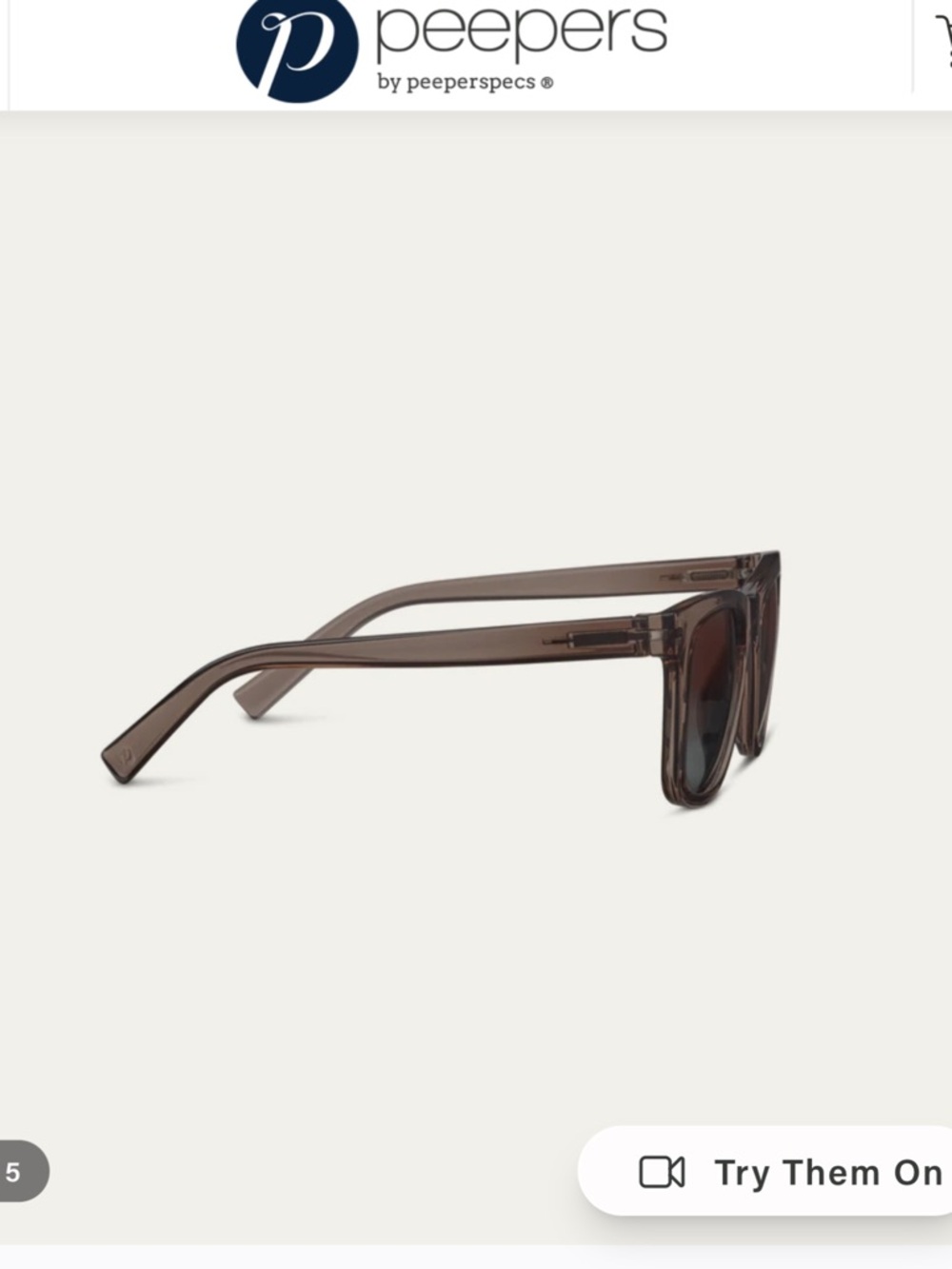 Peepers Harbor best selling style Women's Sunglasses -warm gray - Picture 6 of 10